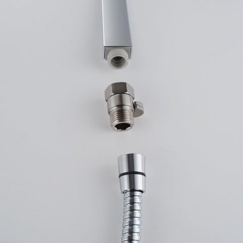 XVL Shower Head Shut-Off Valve, Solid Brass 2 Pieces, Brushed PT02C