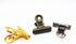 yueton 20pcs Mixed Color Metal Bulldog Clips, Utility Paper Clips, Hinge Clips for Home and Office Use