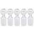 Glass Penny Head Hollow Stopper - Borosilicate Glass for 34/45 Outer Joint, Closed Bottom (5 Pcs)