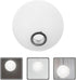 Luxshiny Milky White Metal Screw Globe Shade Replacement Lampshade for Ceiling Light Fixtures Wall Sconce Chandelier