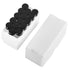 15 PCS Clear Glass Vial 4ml, 1 Dram Leak-Proof Vial with Black Screw Cap, 15x45mm