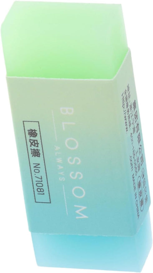 Gradient Color Eraser, Jelly-like Eraser for Students, Children, Teens, Writing, Drawing, School Office Stationery