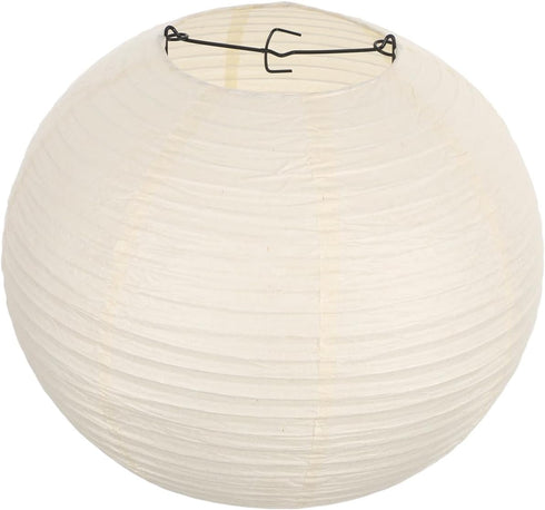 White Round Paper Lantern Lampshade 11.81 Inch Hanging Paper Lanterns Ceiling Lampshade