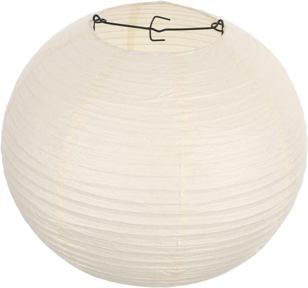 White Round Paper Lantern Lampshade 11.81 Inch Hanging Paper Lanterns Ceiling Lampshade
