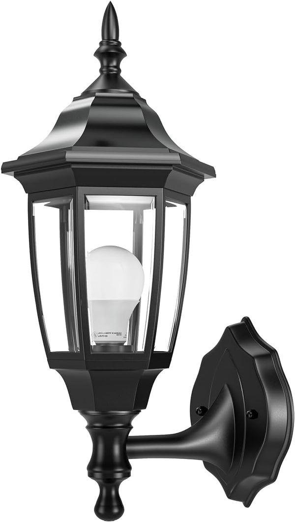 EMART Outdoor Porch LightExterior Waterproof Wall Light Fixtures, Special Handling Anti-Corrosion Plastic