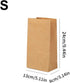 Dnyucen 25pcs Packaging Sourdough Bread Bags Paper Bags Bakery Cookies Sandwiches Takeaway Bag Candy Bag Bulk(S Kraft