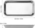 12 PCS Small Surgical Tray, 8.86 x 4.7 Inch Stainless Steel Medical Tray for Tattoo, Resin, Lab Supplies