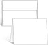 Ohuhu Blank White Cards and Envelopes 50 Pack - 5" x 7"