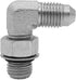 (2-PACK) 6801-06-06-NWO Hydraulic Hose Adapter Fitting 3/8" Male JIC to 3/8" Male Adjustable Nut O-Ring Boss