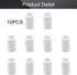 Othmro 10 Pcs 8.45oz/250ml Plastic Bottles, Lab Cylindrical Chemical Reagent Bottle, Wide Mouth