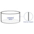 Crystallizing Dish, No Spout Flat Bottom High Borosilicate Glass for Crystallization, 80 mm, 100 ml