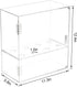 KVMORZE 8 Holes Ice Cream Cone Holder Stand, Acrylic Cabinet With Handle, Transparent Waffle Hand Roll Sushi Display