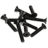M8-1.25 x 60mm Flat Head Socket Cap Screws, 10 PCS Countersunk Bolts, Alloy Steel Grade 10.9, Fully Threaded, Allen