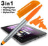 Stylus Ballpoint Pen with Highlighter Tips - 3-in-1 Stylus for Touchscreens, Pack of 10