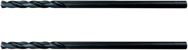 MAXTOOL 1/4"x12" 2pcs Identical Aircraft Extension Drills, HSS M2 Extra Long Deep Twist Drill Bits