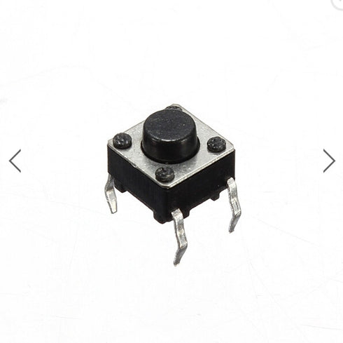 100Pcs 6x6x5 mm Miniature Micro Momentary Tactile Touch Push Button Switch - Quality SPST Miniature/Mini/Micro/Small