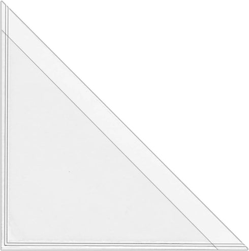 StoreSMART Peel and Stick Calendar Corners - Clear Plastic, 10 Pack
