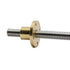 350mm T10 Tr10x2 Lead Screw and Brass Nut Kit, Acme Thread, 2mm Pitch for 3D Printer and CNC Machine Z Axis