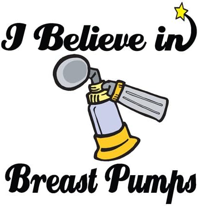 3dRose 6 Inch I Believe in Breast Pumps Ceramic Tile