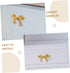 4pcs ibasenice Elegant Bow Drawer Pulls Decorative Brass Knobs for Cabinets and Dressers Ergonomic Design Suitable