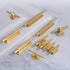 SANCHAKOU 2 Pack 50 15 24Mm Gold Cabinet Knobs Chinese Style Drawer Shoe Cabinet Bedside Table Wardrobe Handle * *