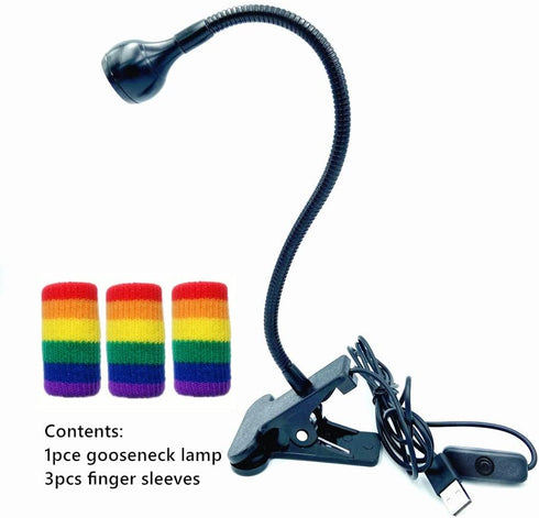 ZOELASS Upgraded Big Chip 395nm UV LED Black Light Fixtures with Gooseneck Clamp for UV Gel Nail Curing
