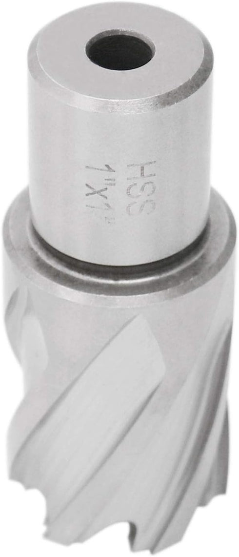 Accusize Industrial Tools Hss Annular Cutter, 1'' Diameter by 1'' Depth with 3/4'' Weldon Shank