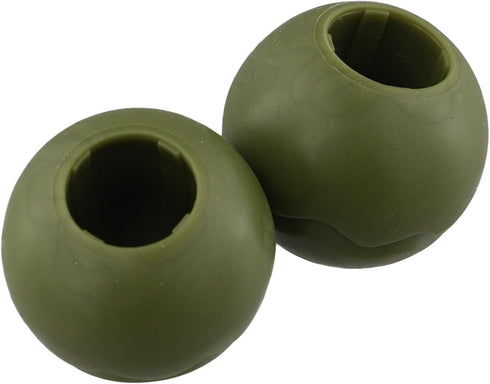 Tidevib 13-16mm 4-Pack Camping Chair Foot Pads Anti-Sink Spherical Leg Covers Non-Slip Wear-Resistant Plastic Design