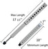 10" 17 1/2" JEACENT AC Security Window Lock Bar, Window Security Bars - Sturdy Steel, Extends from to for Sliding