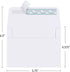 Eupako A2 White Paper Envelopes 100 Pack 4.375x5.75" Invitation Envelopes Self Seal for RSVP, Wedding, Thank you Notes, Greeting Cards, Photos, Announcements by Eupako