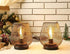 Set 2 JHY DESIGN of Metal Cage LED Lantern Battery Powered Cordless Accent Light with LED Great for Weddings Parties