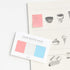 Monolike Color Palette Sticky Solid 301 A SET 4p, Self-Adhesive Memo Pad 30 sheets