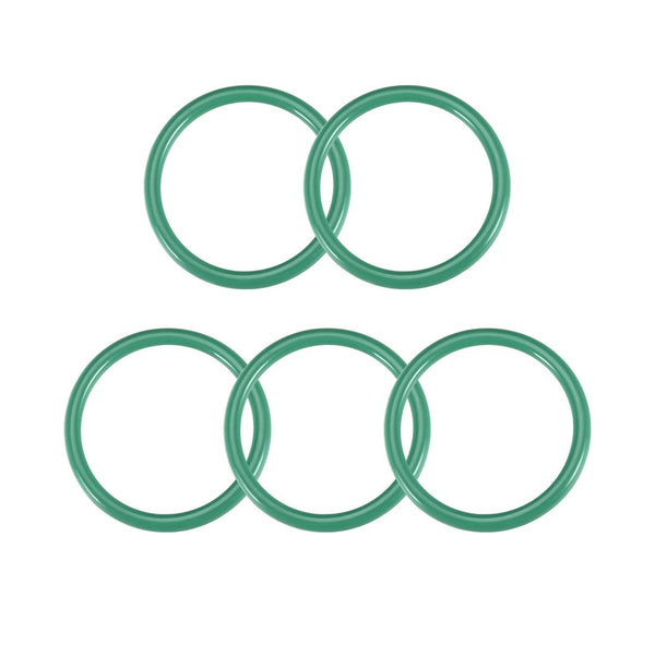 uxcell Fluorine Rubber O-Rings, 43mm OD 36mm ID 3.5mm Width FKM Seal Gasket for Machinery Plumbing, Green, Pack of 5
