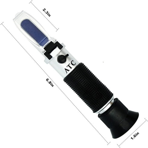 VGVGV 0-32% Brix Refractometer, Auto Refractometer Sugar Concentration ATC Sweetness Tester Fruit Sugar Meter
