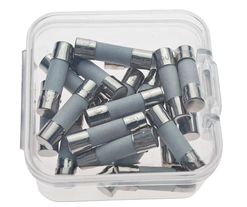 F25A250V Fuse, 25A Fast Blow Ceramic Fuses, 20 pcs, 6x30MM, 25Amp 250v Fuses