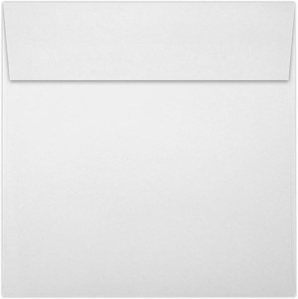 LUXPaper Square Invitation Envelopes, Peel & Press, 6" x 6", Bright White, 70lb Text, 50 Qty