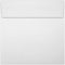 LUXPaper Square Invitation Envelopes, Peel & Press, 6" x 6", Bright White, 70lb Text, 50 Qty