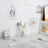 Clear Acrylic Pencil Pen Holder Cup, Clear Makeup Brush Holder, Acrylic Desk Accessories for Office