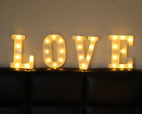 26 Light Up Letters, Led Letter Lights Alphabet, Decorative Lighted Letter, Battery Powered Led Marquee Letters