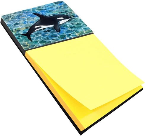 Carolines Treasures Whale Orca Sticky Note Holder, Large Multicolor