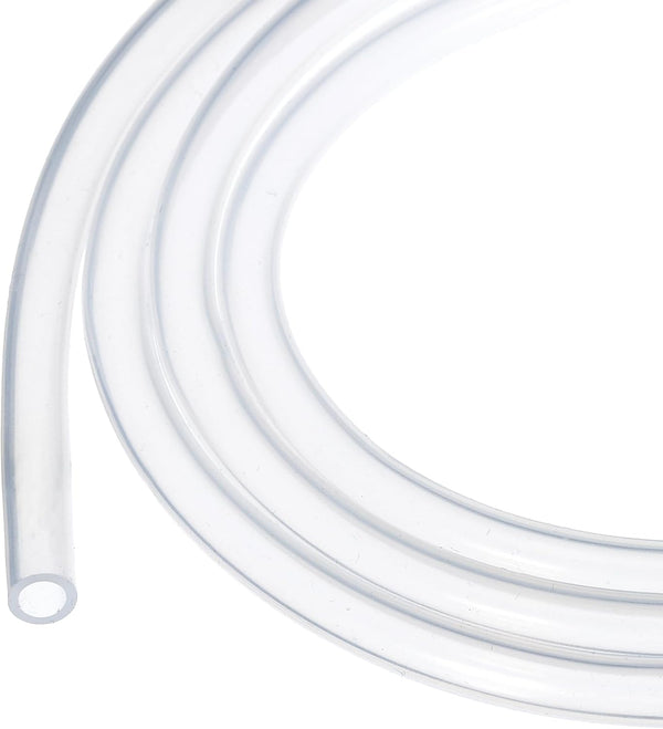 33ft Clear Silicone Tubing, 3/16" ID x 9/32" OD 5mm x 7mm Pure Industrial Plastic Hoses for Pump