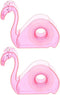 SEWACC Pink Flamingo Tape Dispenser with Clear Tape, Decorative Flamingo Shaped Washi Cutting Tool