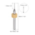 uxcell Micro PCB Drill Bit Set, 1/8" Shank 0.55mm Solid Tungsten Carbide CNC Engraving Print Circuit Board Drill Bits Rotary Tool 10pcs
