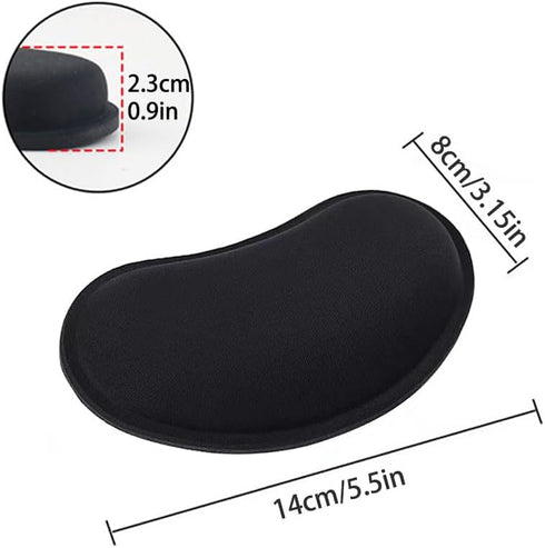 MXCOIRTP Wrist Rest for Mouse, Ergonomic Memory Foam Wrist Cushion Support Pad, Mouse Wrist Pad with Non-Slip Base
