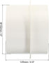 6 Inch PATIKIL Backdraft Damper, PVC Ducting Hose Airflow Insert Backflow Preventer Shutter, One-Way Draft Stopper