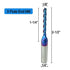 2 PCS CNC Router Bit 3 Flutes 1/8 inch Cutting Dia, 1/4 inch Shank, Extra Long Spiral Solid Carbide End Mill