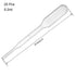 uxcell 20 Pcs Plastic Disposable Pipettes 0.2ml, Clear Transfer Pipettes, 61mm Length, Liquid Dropper for Lab