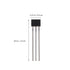 ULTECHNOVO 100pcs A3144 3144 Hall Effect Sensor for High-Temperature Operation