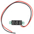 (5 Pack) JacobsParts DC 2.4-30V 2-Wire Voltmeter, 3-Digit LED Display Digital Voltage Tester (Yellow)