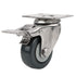 Silent Casters Locking 1.5in 304 Stainless Steel Trolleys Loading 30kg/66.1lb